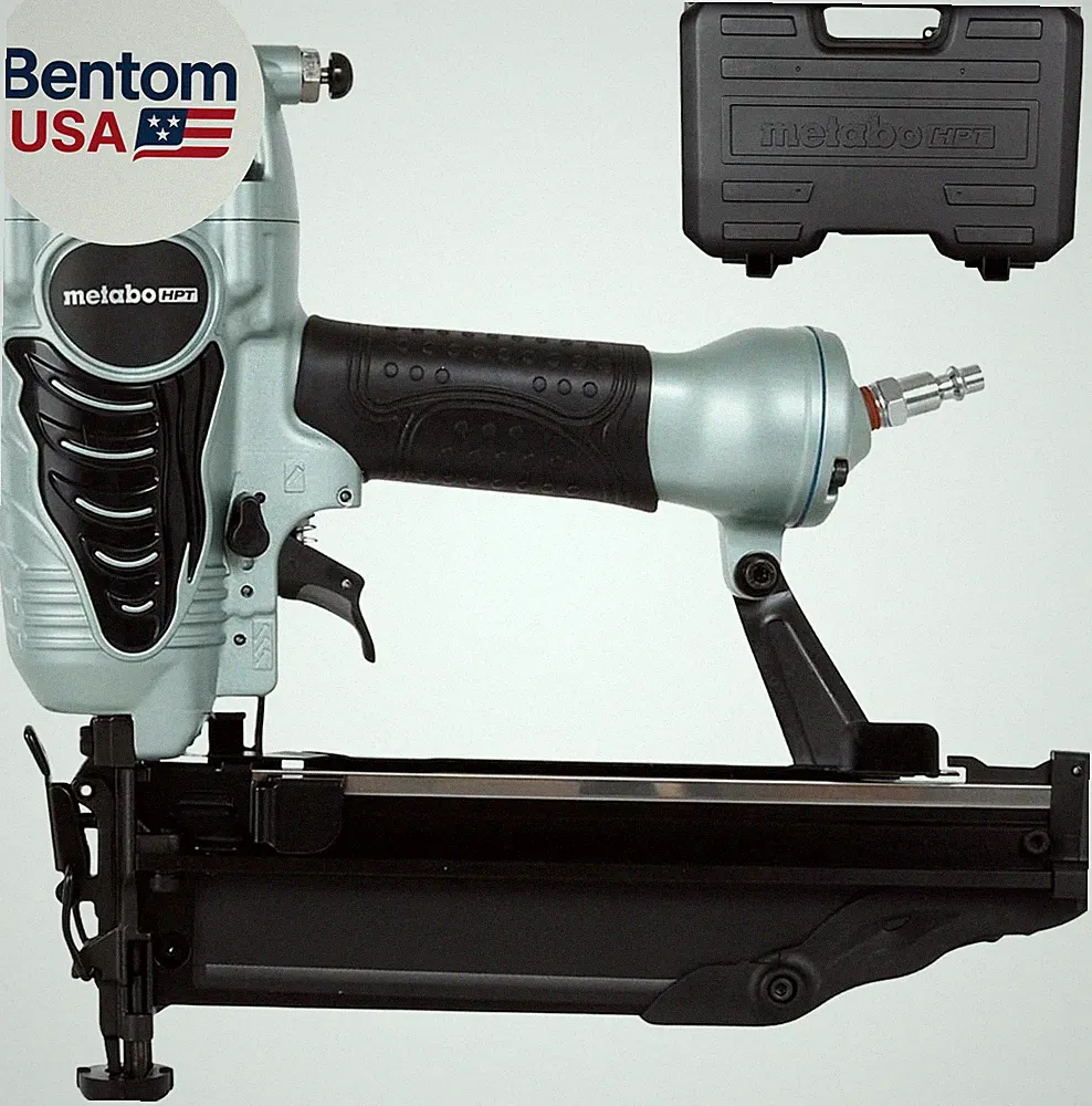 Finish Nailer with Air Duster, Pro-Preferred Pneumatic Power Nailers, Ideal for